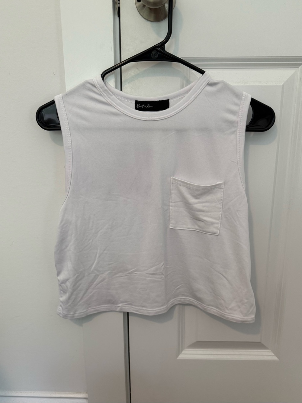 White crop tank